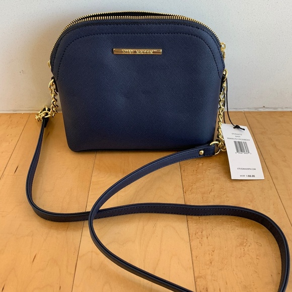 Steve Madden Handbags - Steve Madden Navy BMarilyn Dome Crossbody Purse